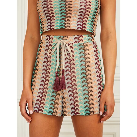 Marciano By Guess Designer Multicolor Shorts, Women’s Size S, $160 MSRP - Picture 1 of 7